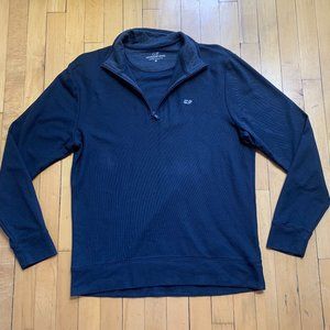 Vineyard Vines Size Medium  1/4 Zip Shirt Pima Cotton